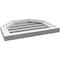 Ekena Millwork Octagonal Top Surface Mount PVC Gable Vent w/ 2"W x 1-1/2"P Brickmould Frame, 18"W x 14"H GVPOT18X1402SF - alternate 4